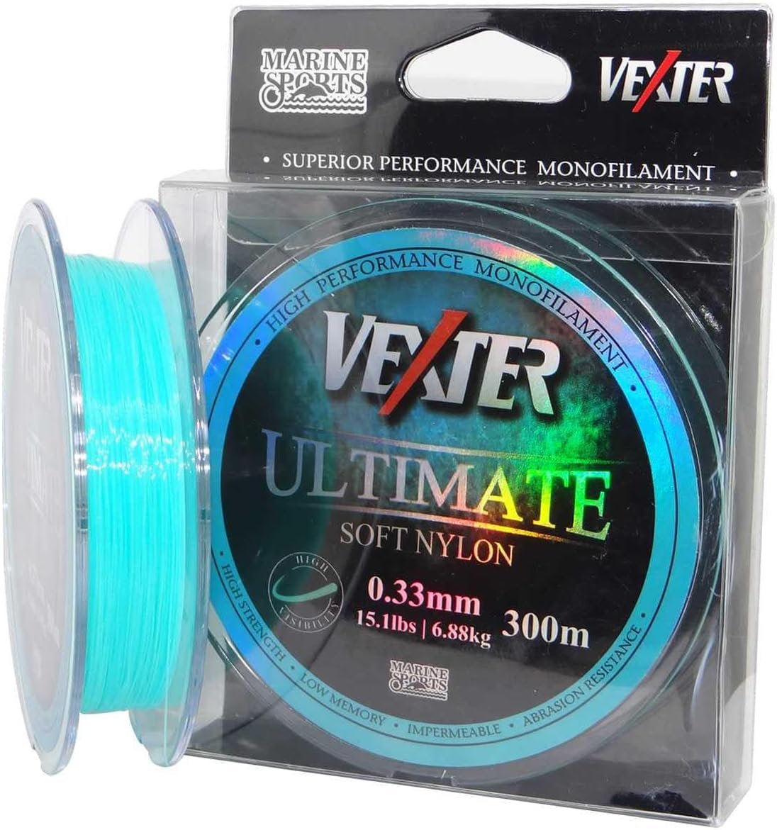 Linha Vexter Ultimate Soft 0,33mm – 300m Azul