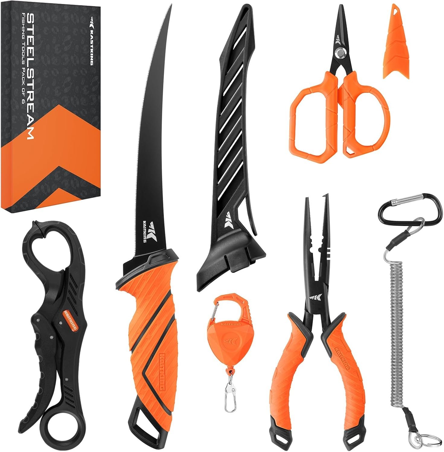 Kit KastKing SteelStream – 6 Ferramentas para Pesca